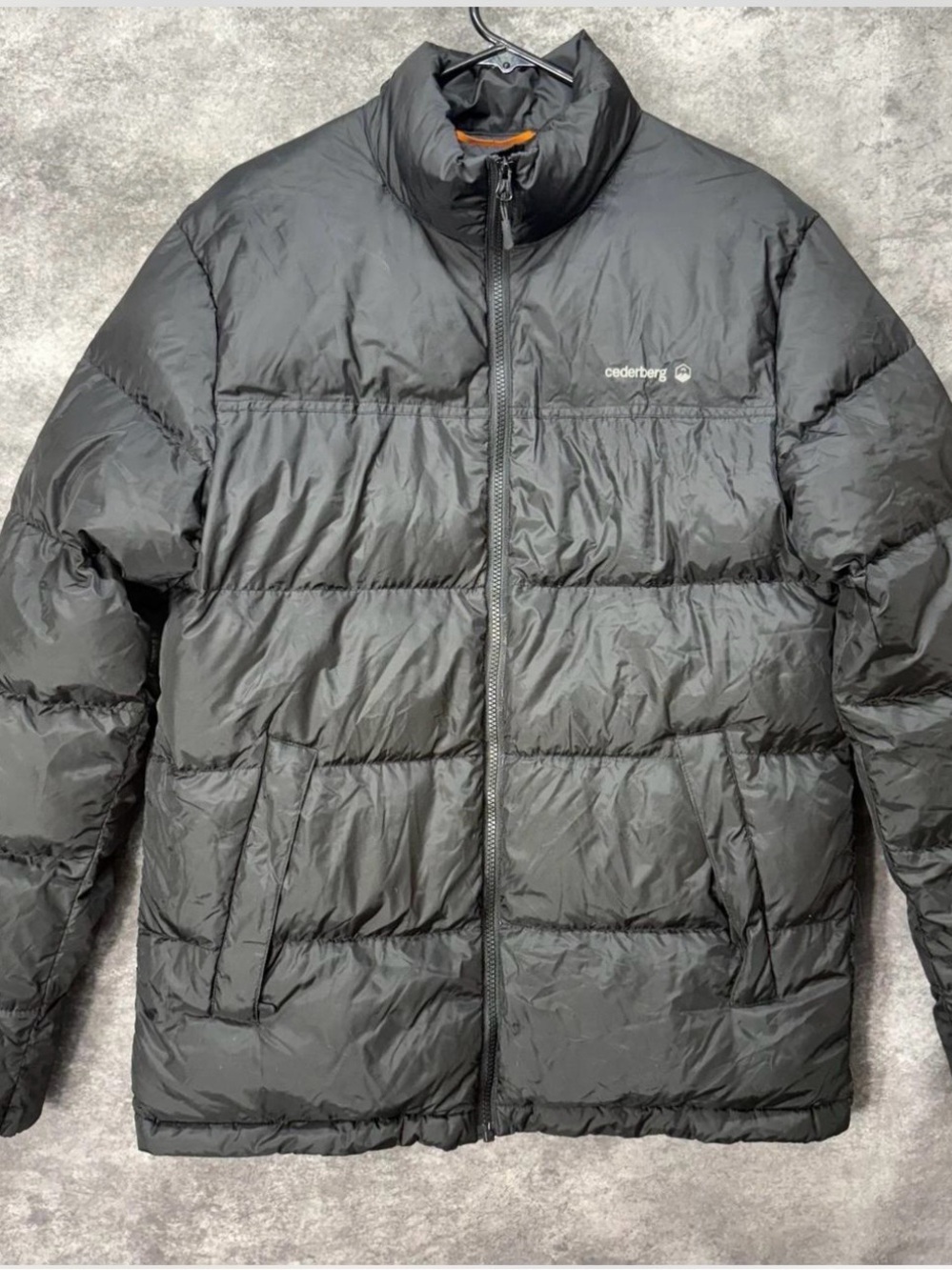 Cederberg Men's Black Puffer Jacket - Insulated Quilted Coat